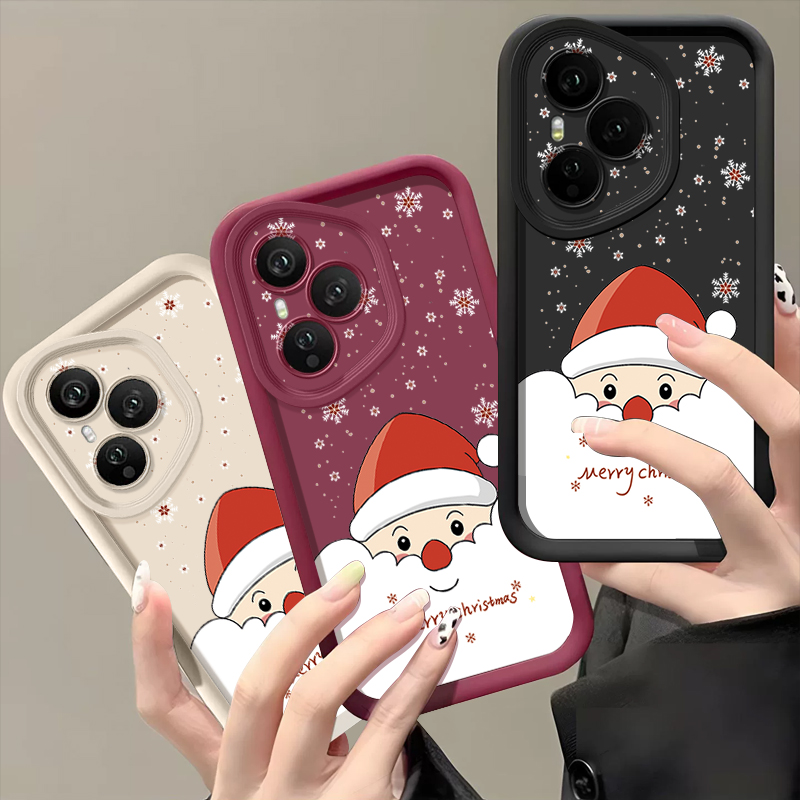 Honor Tablet Accessories - Cartoon Santa Claus TPU Telefon Fall
