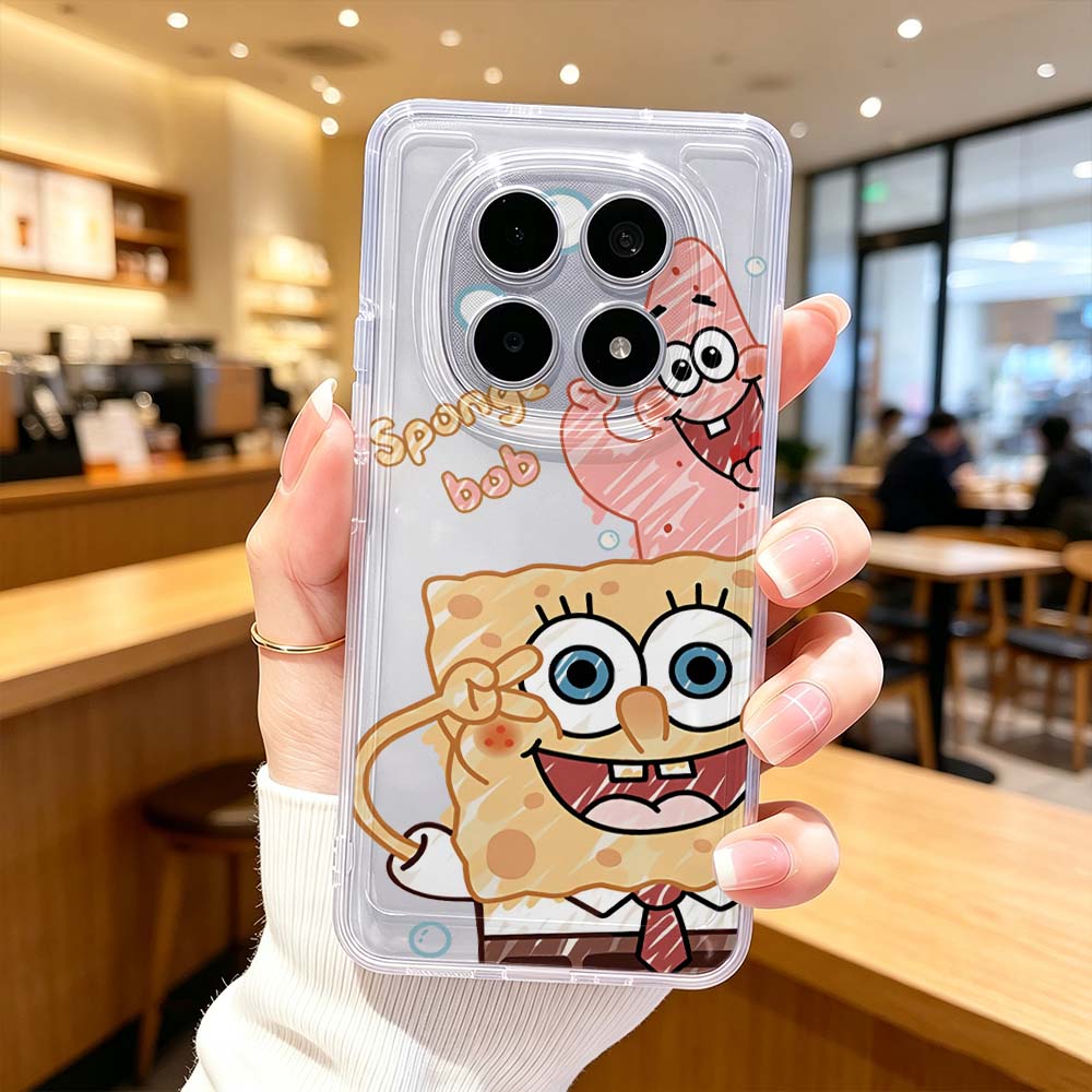 Xiaomi Poco X6 - Niedliche Cartoon S-SpongeBob Hülle für Xiaomi