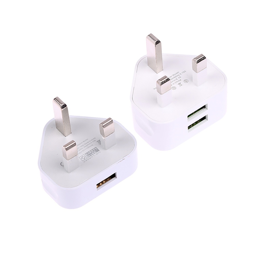Samsung Tablet Accessories Uk - Universeller UK-Stecker mit 1/2 USB-Anschlüssen Wandladegerät