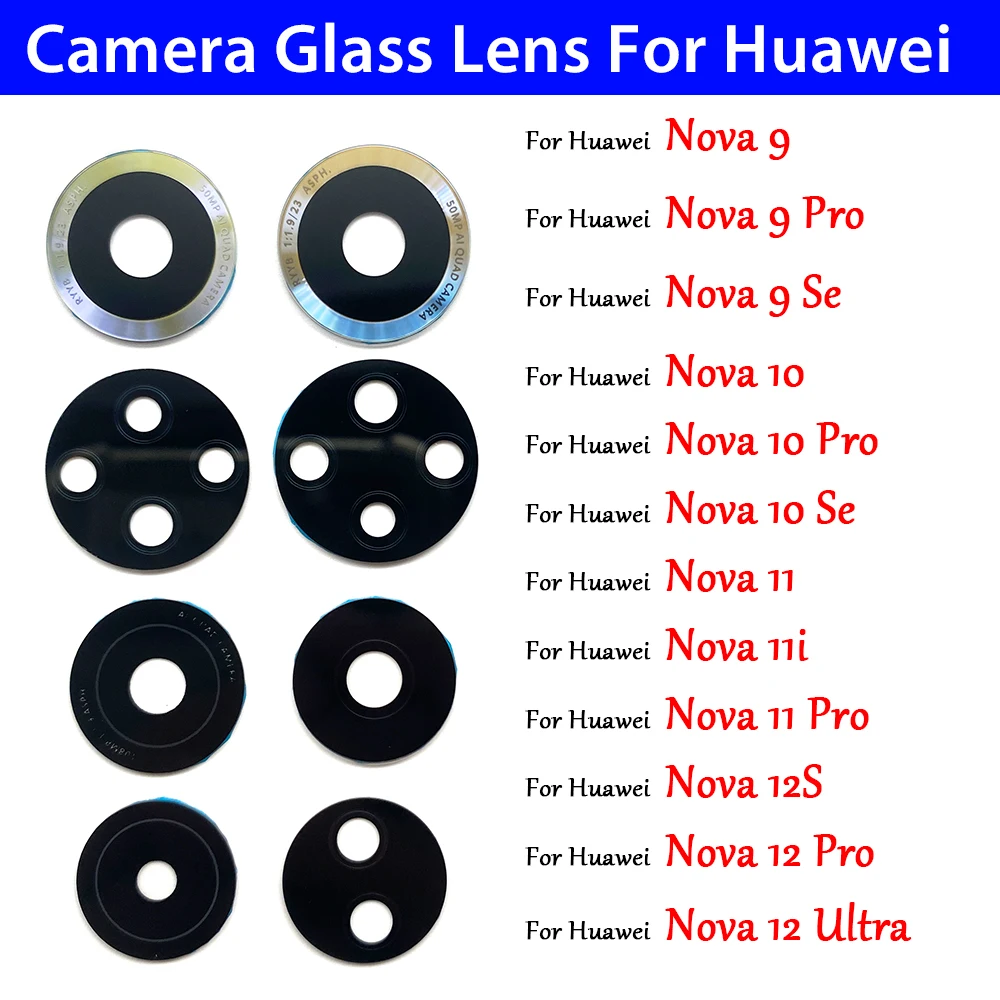 10 Stück Rückkamera-Glaslinse  – Huawei Nova 12 Bewertung und Preis