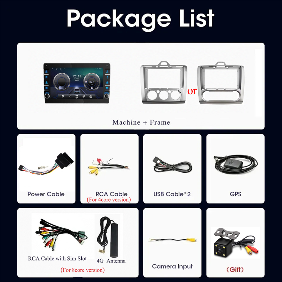 8G + 128G Android 14 Für Ford  – Tablet Danish Mobile & Accessories Faisalabad Bewertung und Preis